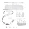 Multifunctional S-shaped Dual Layers Bowls & Dishes & Chopsticks & Spoons Collection Shelf Dish Drainer--YS