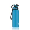 Healter 20oz Leakproof Free Drinking Water Bottle with Spout Lid for;  600ml Stainless Steel Sports Water Bottle for Fitness;  Gym and Outdoor Sports