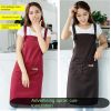 Workwear apron work new style Nordic simple thickened waterproof customized logo printed advertising work clothes