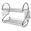 Multiful Functions Houseware Kitchen Storage Stainless Iron Shelf Dish Rack