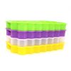 Silicone 37 Cubes Honeycomb Shape Ice Cube Maker Tray Mold Storage Container