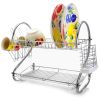 Multiful Functions Houseware Kitchen Storage Stainless Iron Shelf Dish Rack