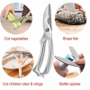 Multifunctional household stainless steel scissors